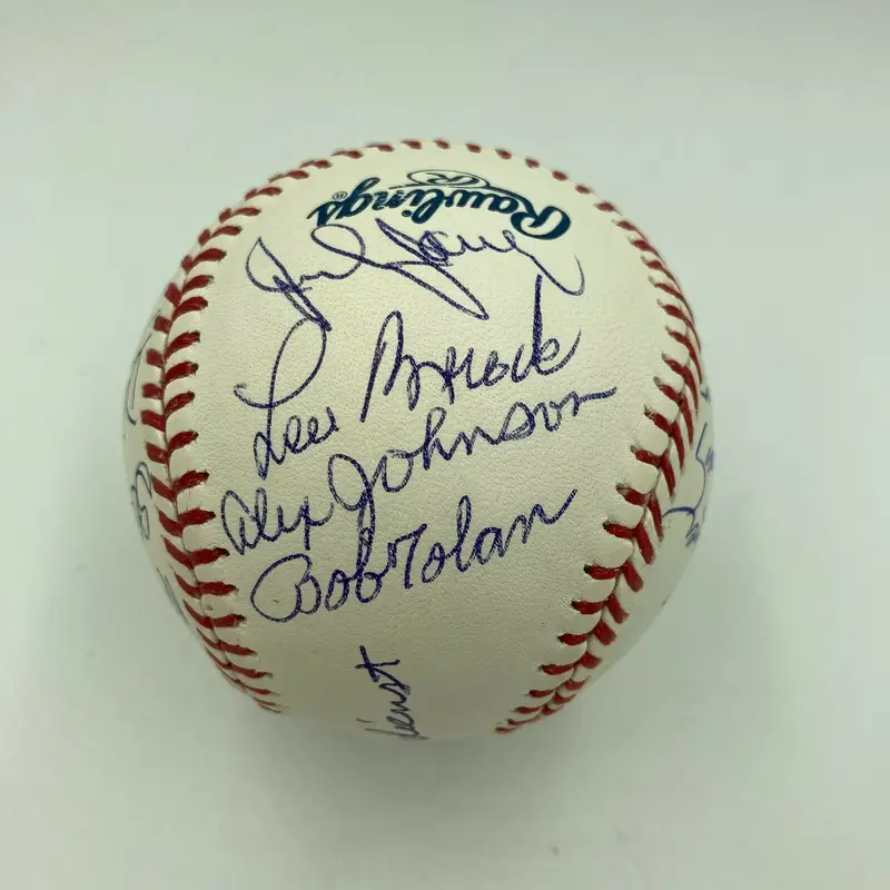 1967 St. Louis Cardinals World Series Champs Team Signed Baseball JSA COA