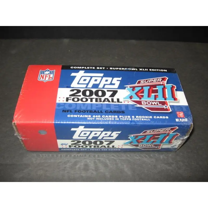 2007 Topps Football Factory Set (Super Bowl XLII)