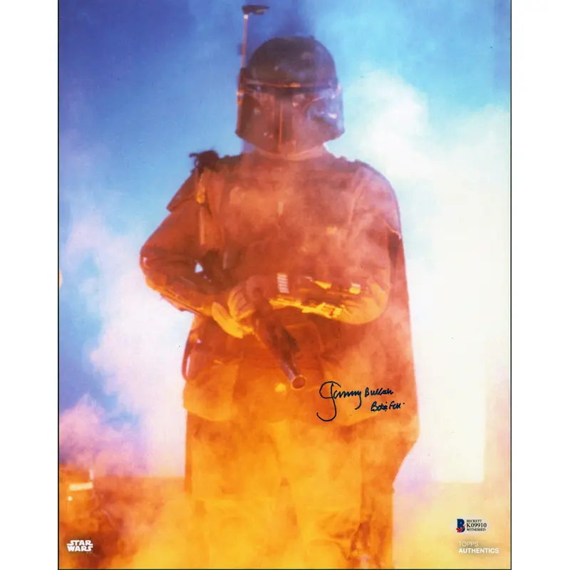 Jeremy Bulloch Star Wars "Boba Fett" Signed 11x14 Photo BAS Witnessed #K09910