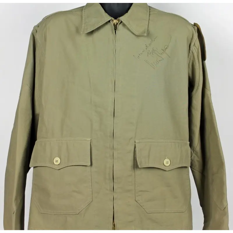 Robert Redford Authentic Signed Used Jacket From The Movie Spy Game PSA #U07996