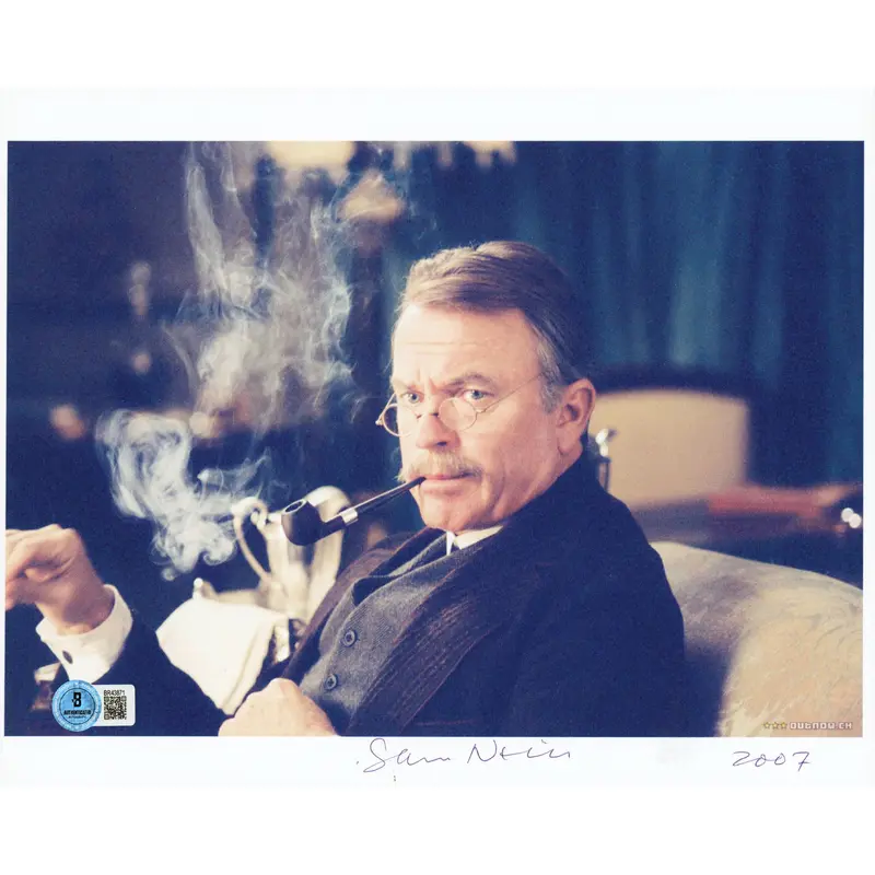 Sam Neill Peaky Blinders "2007" Authentic Signed 8.5x11 Photo BAS #BR43871