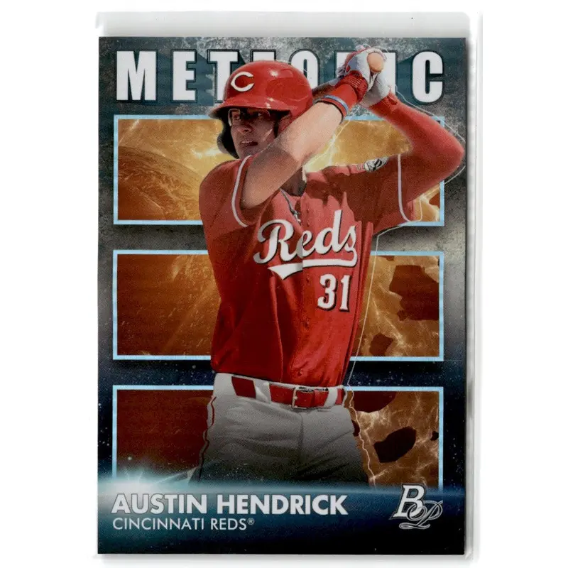 2021 Bowman Platinum Meteoric Austin Hendrick #MET-5