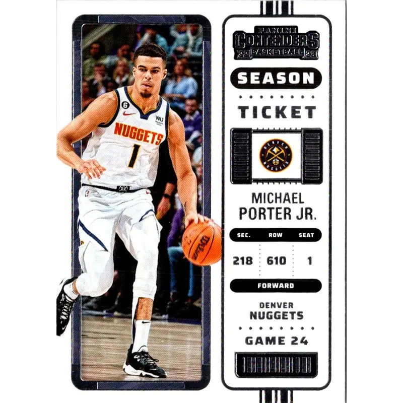 2022 Panini Contenders Season Ticket Michael Porter Jr. #11