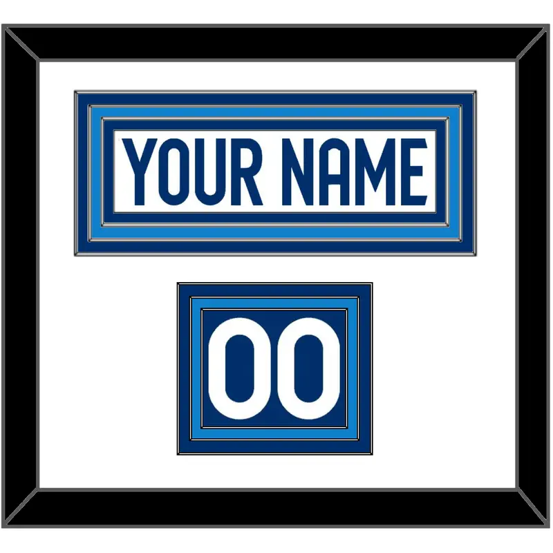 Finland Men's Hockey Nameplate & Number (Shoulder) - 2025 4 Nations White - Triple Mat 1