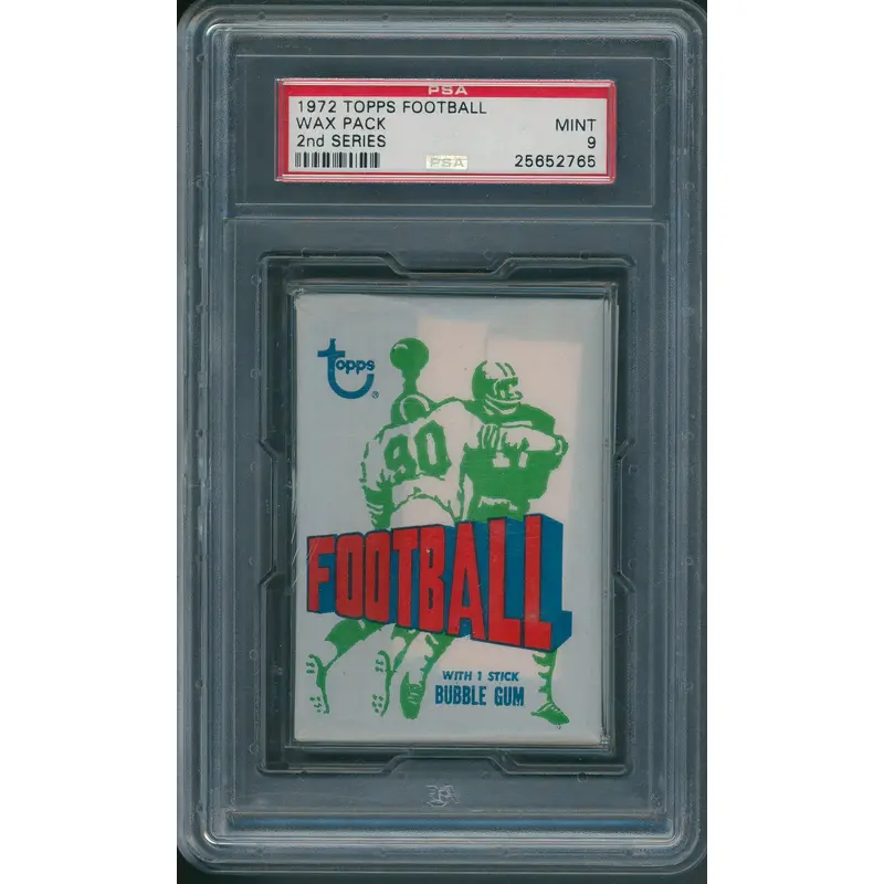 1972 Topps Football Unopened 2nd Series Wax Pack PSA 9 *2765