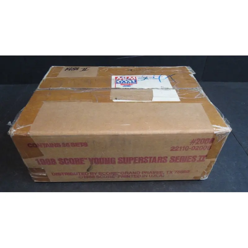 1988 Score Baseball Young Superstars Series 2 Factory Set Case (36 Sets)