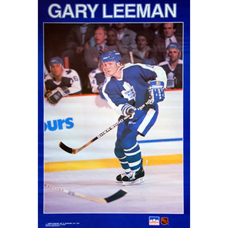 Gary Leeman "Leafs Classic" (1990) Vintage Original Poster - Starline Inc.