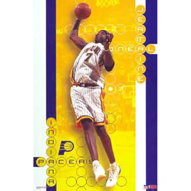 Jermaine O'Neal "Power Play" Indiana Pacers Poster - Starline 2003