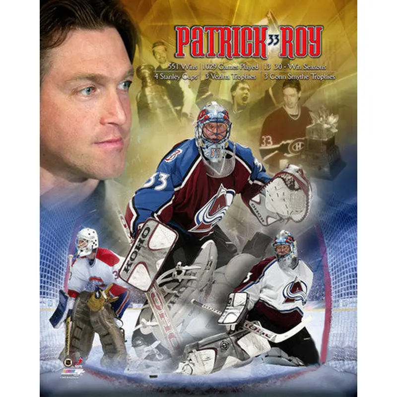 Patrick Roy LEGEND Career Commemorative Premium Poster Print - Photofile Inc.