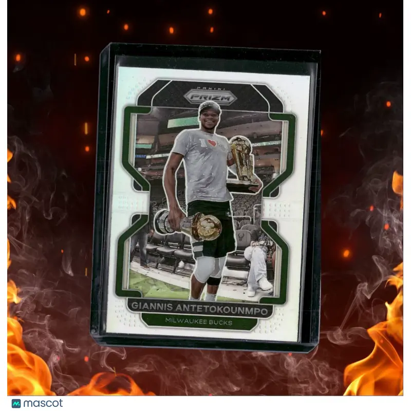 2021-22 Panini Prizm Giannis Antetokounmpo Silver Prizm #1