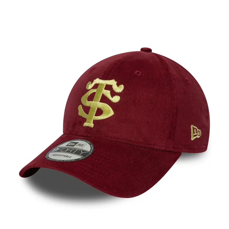 Stade Toulousain Cord Dark Red 9FORTY Adjustable Cap