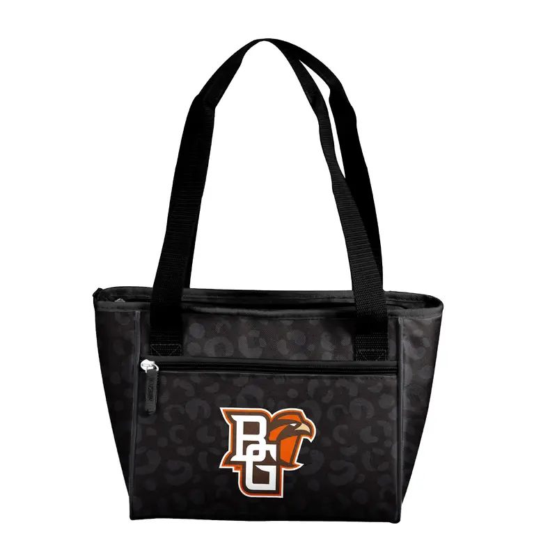 Bowling Green Leopard Print 16 Can Cooler Tote