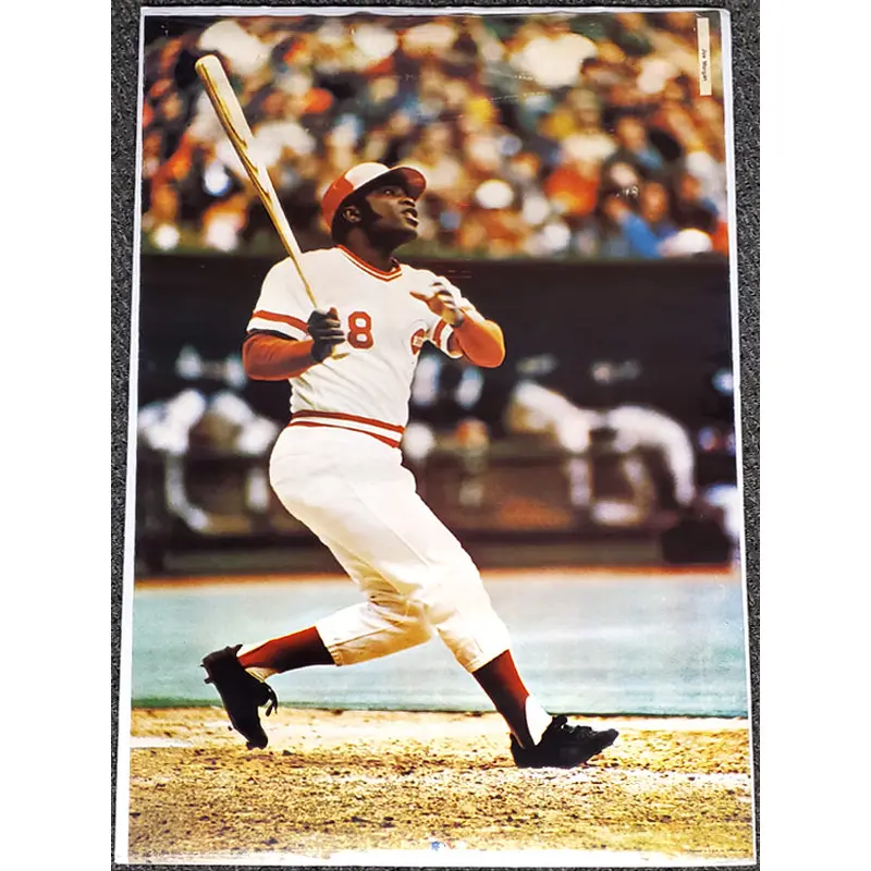 Joe Morgan Cincinnati Reds Vintage Original 1976 MLB Action Poster - Studio One