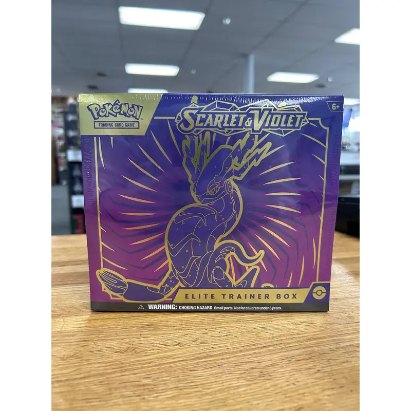 Pokemon Scarlet and Violet Elite Trainer Box
