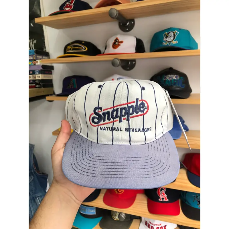Vintage Snapple Promo Pinstripe Snapback