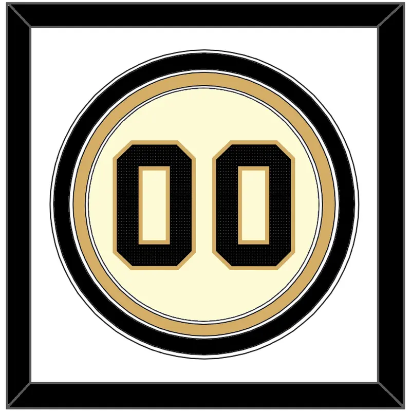 Vanderbilt Baseball Number - Home Cream (2019-2023) - Triple Mat 1