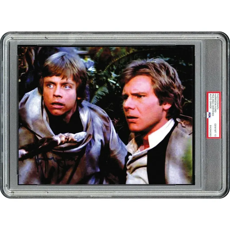 Harrison Ford Signed 8x10 Star Wars Photo PSA/DNA PSA Graded GEM MINT 10