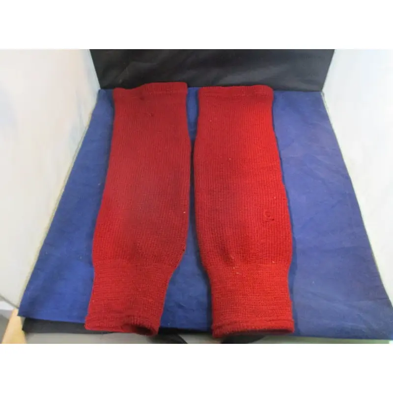 Used Red CCM Hockey Socks -holes
