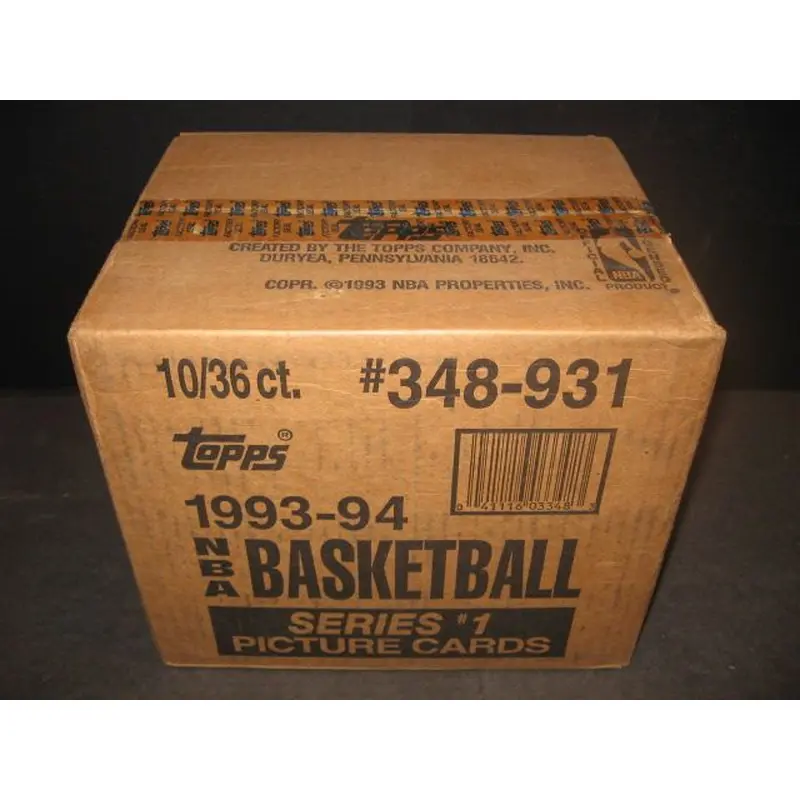 1993/94 Topps Basketball Series 1 Case (10 Box)