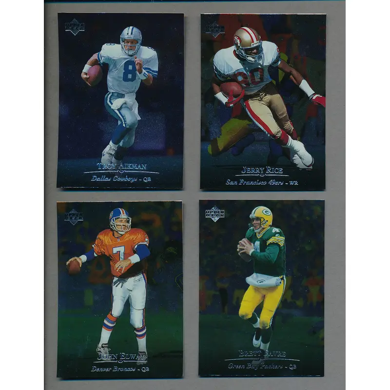 1996 Upper Deck Silver Football Complete Set (225) NM/MT MT
