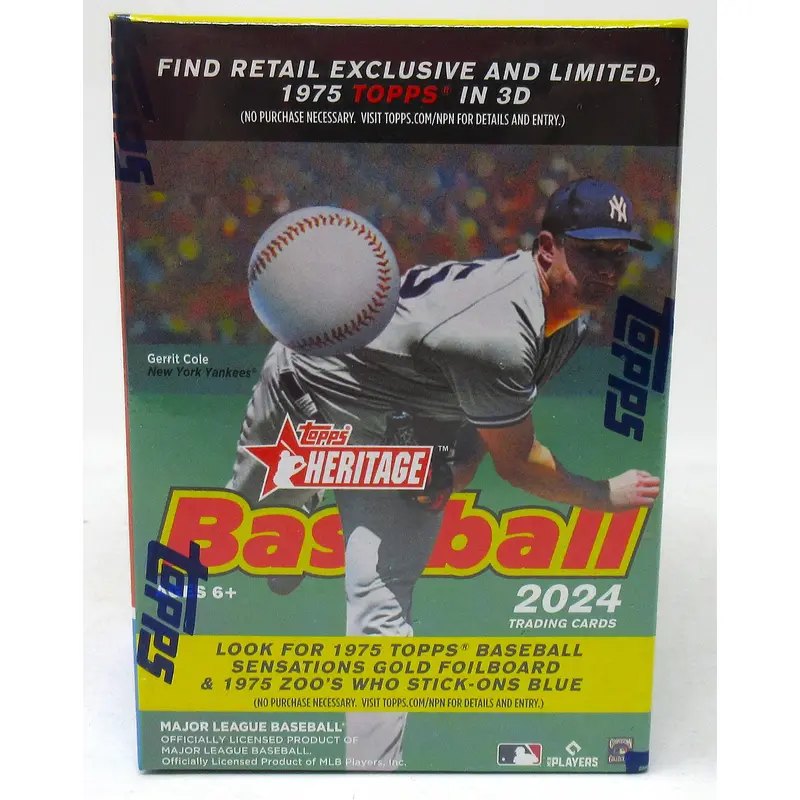 2024 Topps Heritage Baseball Blaster Box (8/9)