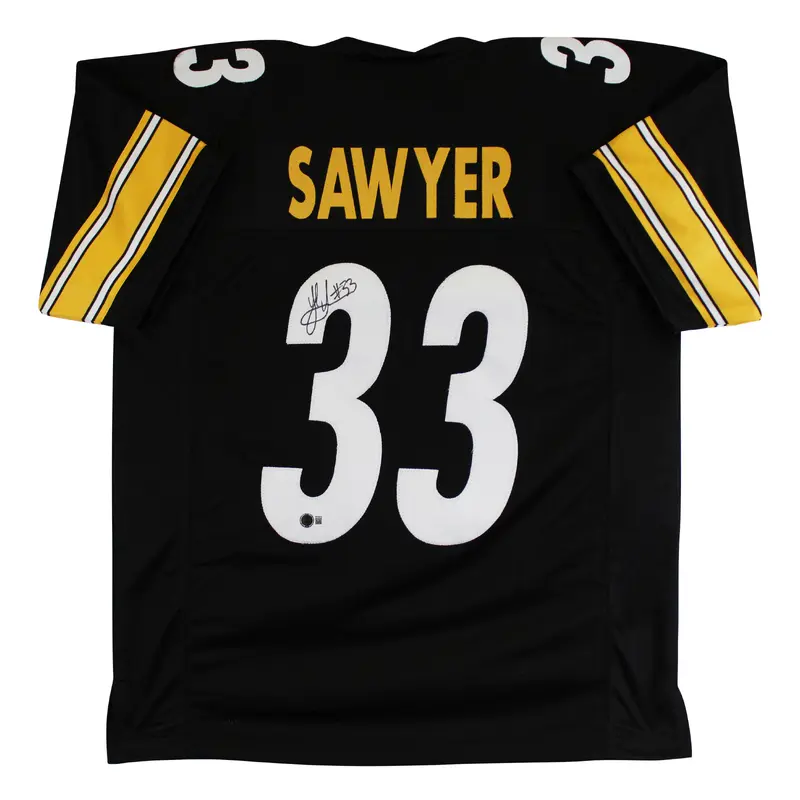 Jack Sawyer Authentic Signed Black Pro Style Jersey Autographed BAS Witnessed