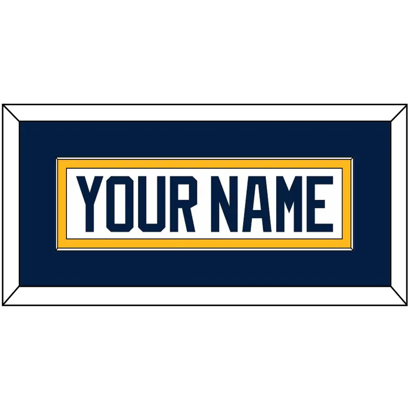 Buffalo Nameplate - Road White (2010-2020) - Single Mat 2