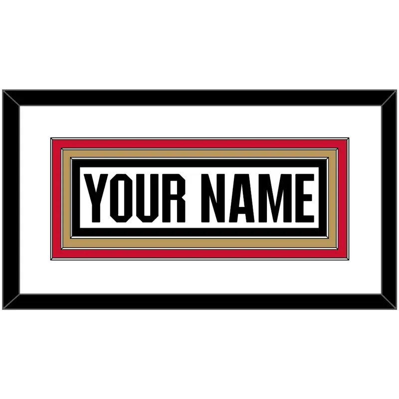 Ottawa Nameplate - Road White (2017-2020) - Triple Mat 1