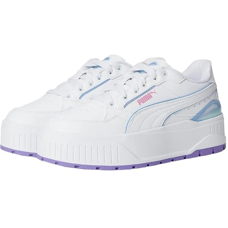 PUMA Karmen II IDOL Bouncy Sky Sneaker Big Kid - White / Lavender 399760 01J
