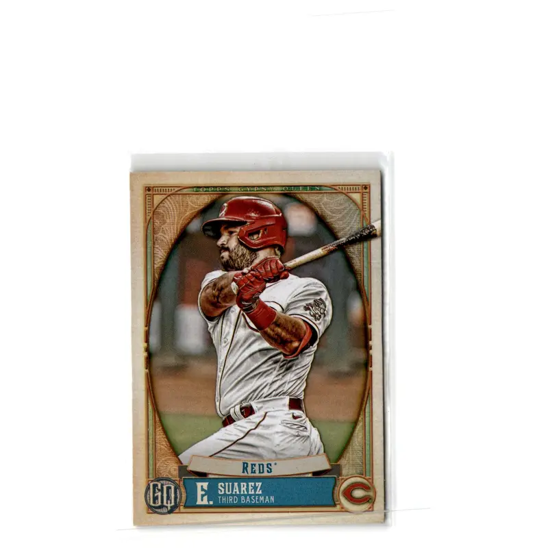 2021 Panini National Treasures Holo Gold Eugenio Suarez #20