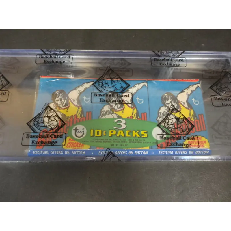 1973/74 Topps Basketball Unopened Wax Tray