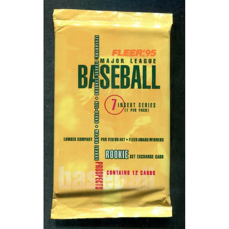 1995 Fleer Baseball Unopened Pack