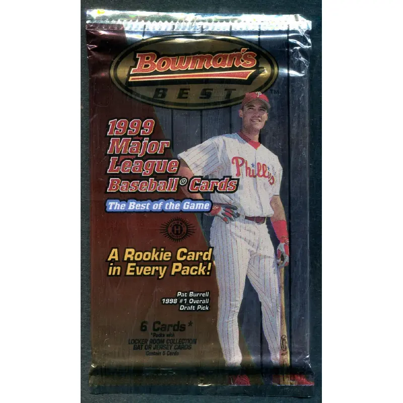 1999 Bowman's Best Baseball Unopened Pack (Hobby) (6)
