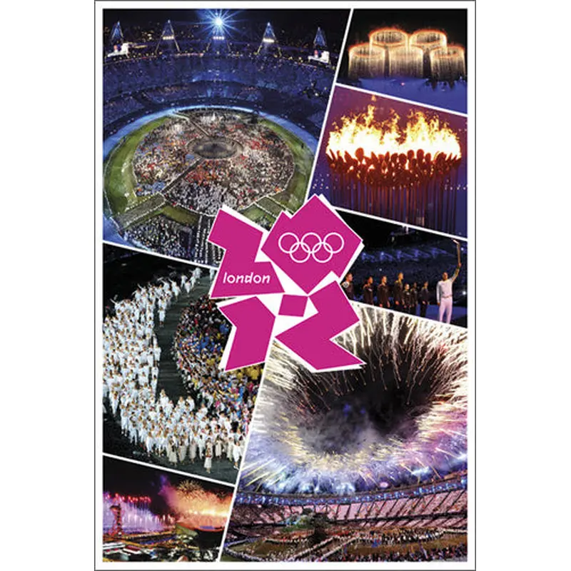London 2012 Olympics Opening Ceremony Commemorative Poster - Pyramid (UK)