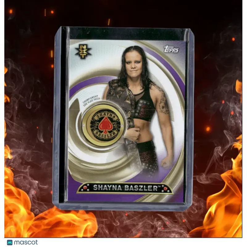 2019 Topps Women's Division Shayna Baszler Championship Patch Purple 48/99