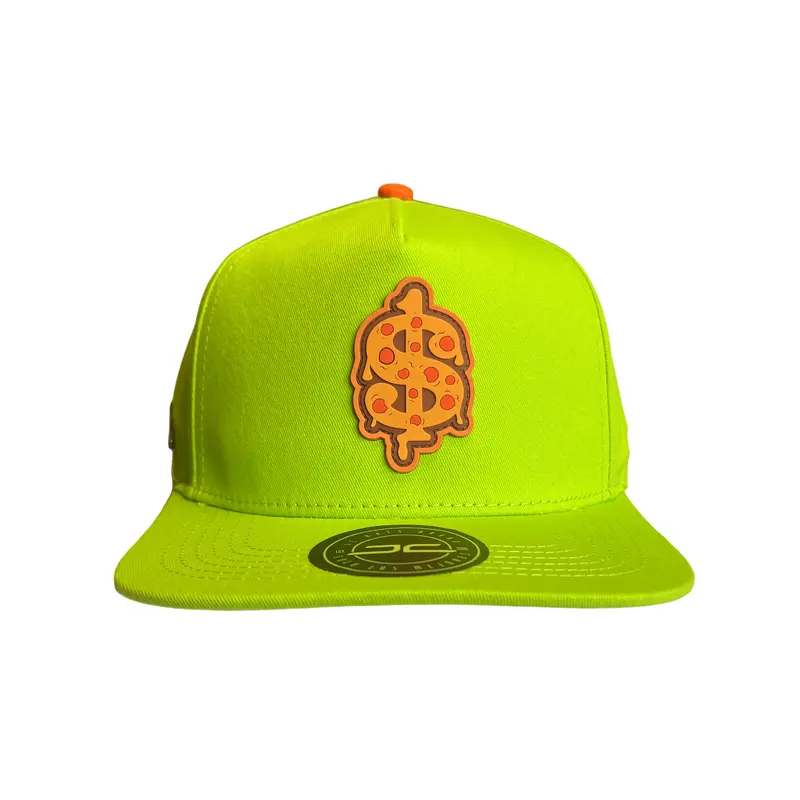 JC HATS GREEN SNAPBACK JC PIZZA 1756 GREENEON