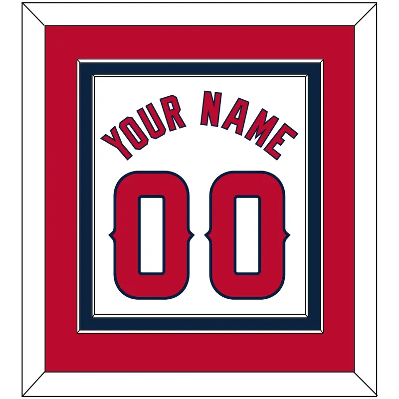 Los Angeles Name & Number - Home White - Double Mat 2