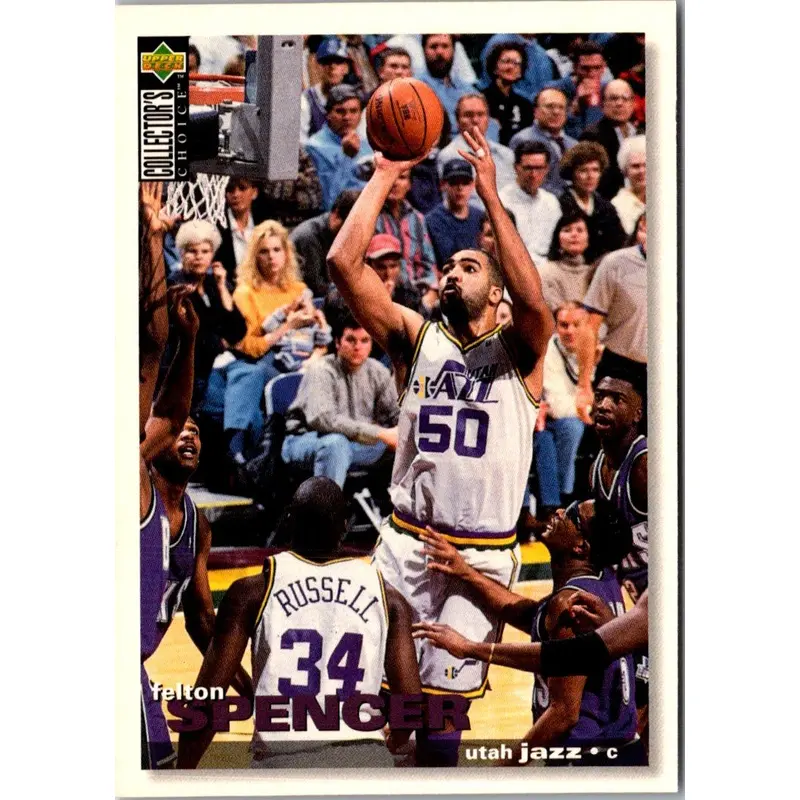 1995 Collector's Choice Spanish II Felton Spencer #100