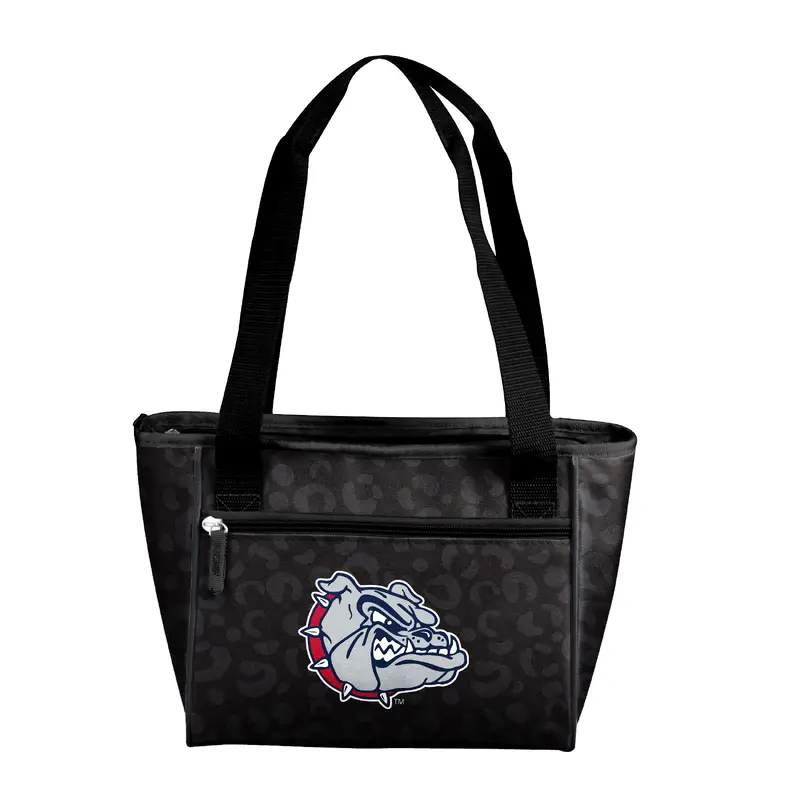 Gonzaga Leopard Print 16 Can Cooler Tote