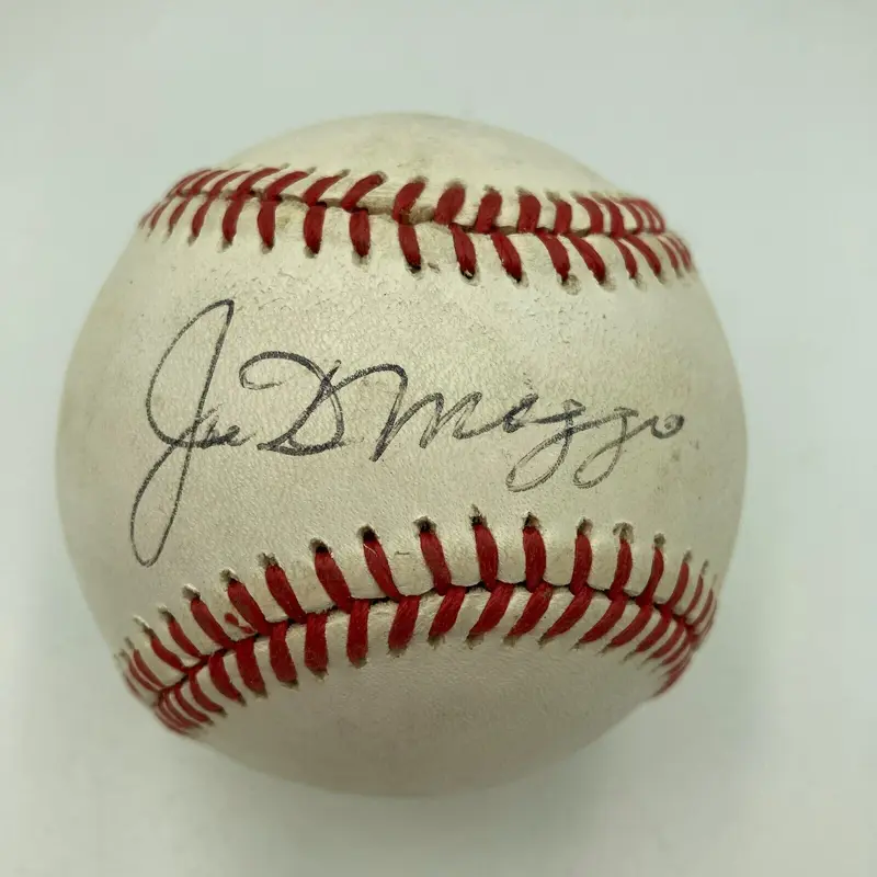 Joe Dimaggio Signed Official American League Baseball JSA COA