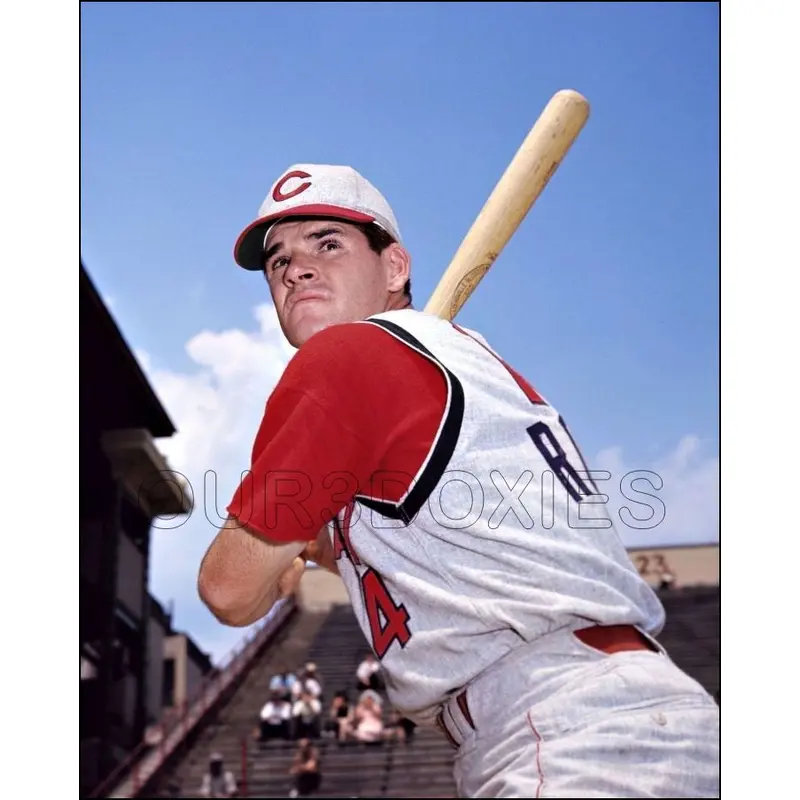 Pete Rose 8X10 Photo - Cincinnati Reds - 1381