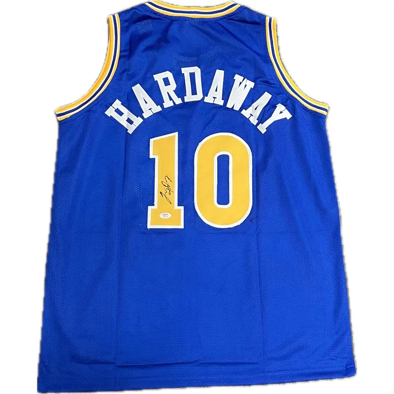 Tim Hardaway Signed Jersey PSA/DNA Golden State Warriors Autographed