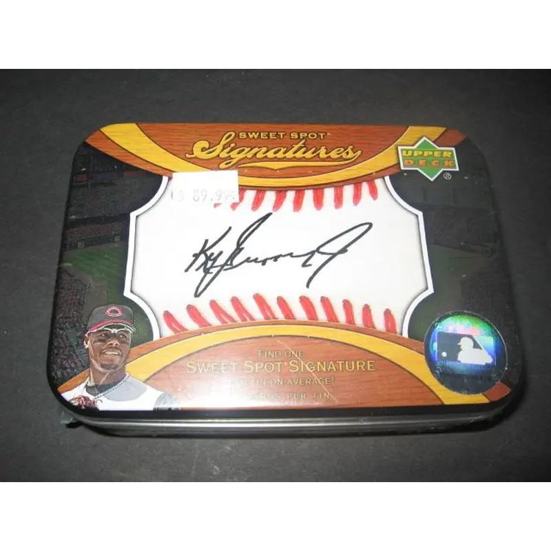 2007 Upper Deck Sweet Spot Signatures Baseball Tin Box