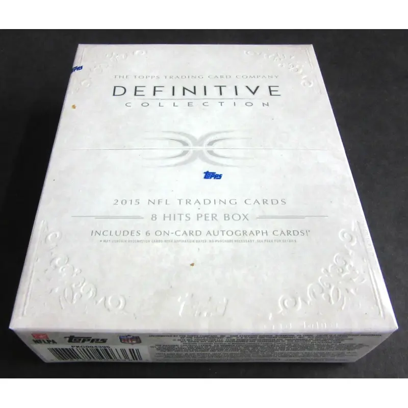 2015 Topps Definitive Collection Football Box (Hobby)