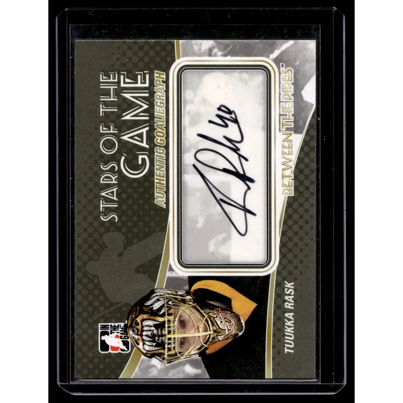 2010-11 In the Game Between the Pipes - GoalieGraphs - Tuukka Rask #A-TR