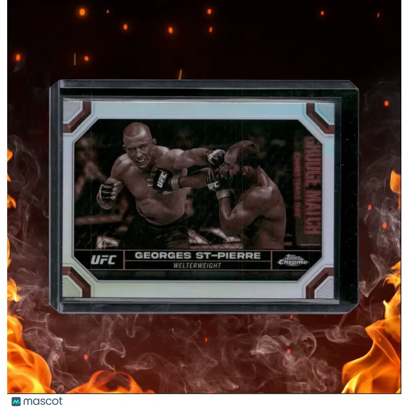 2024 Topps Chrome UFC Georges St-Pierre Sepia Refractor #68