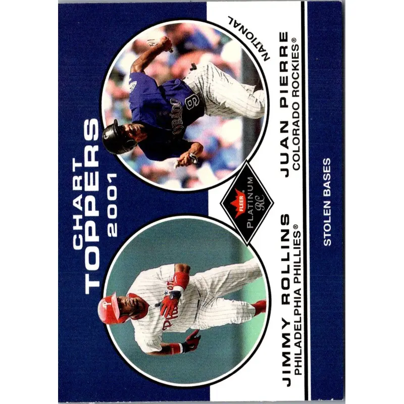 2001 Fleer Platinum Jimmy Rollins/Juan Pierre #428