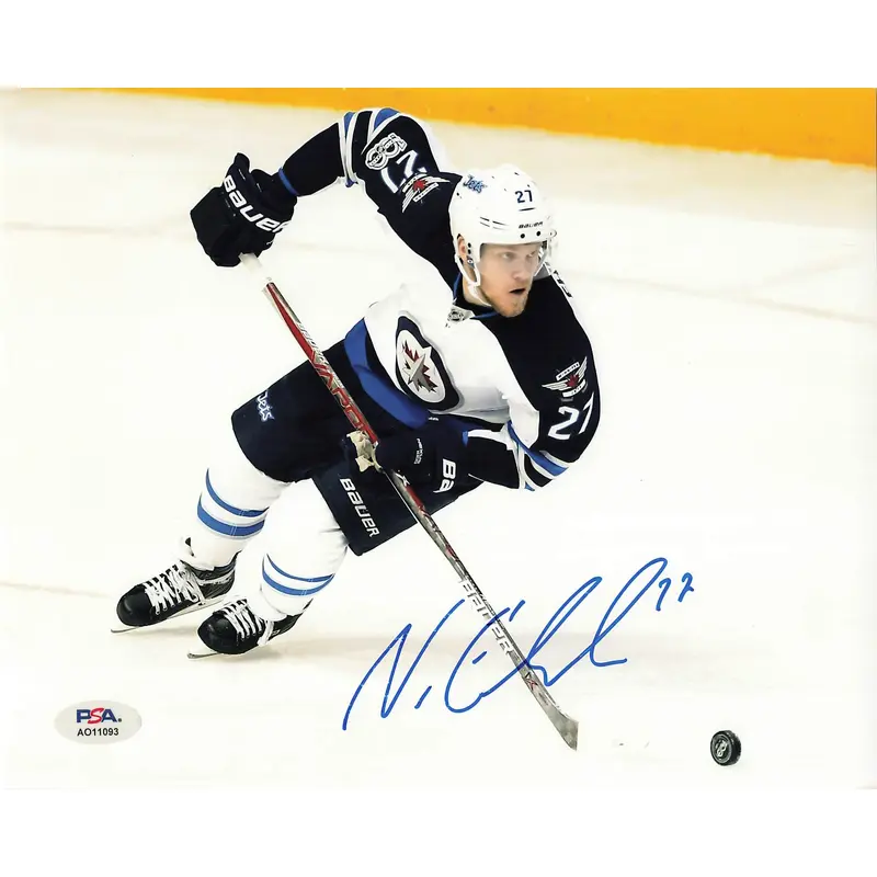 NIKOLAJ EHLERS signed 8x10 Photo PSA/DNA Winnipeg Jets Autographed