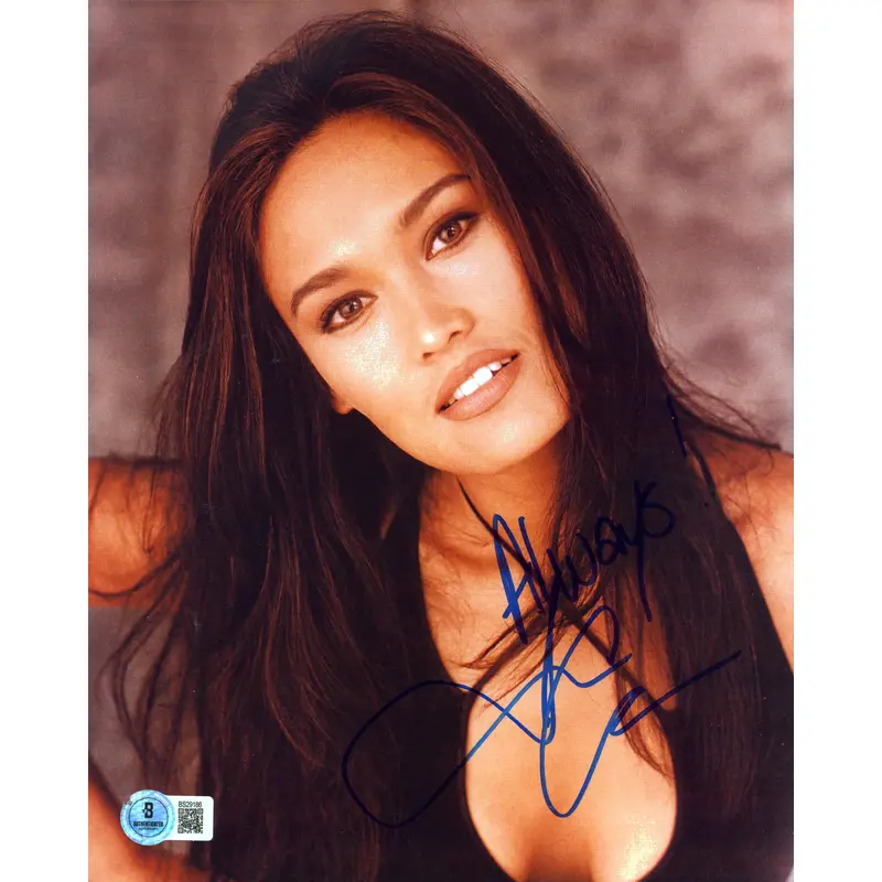 Tia Carrere Wayne's World "Always" Authentic Signed 8x10 Photo BAS #BS29186
