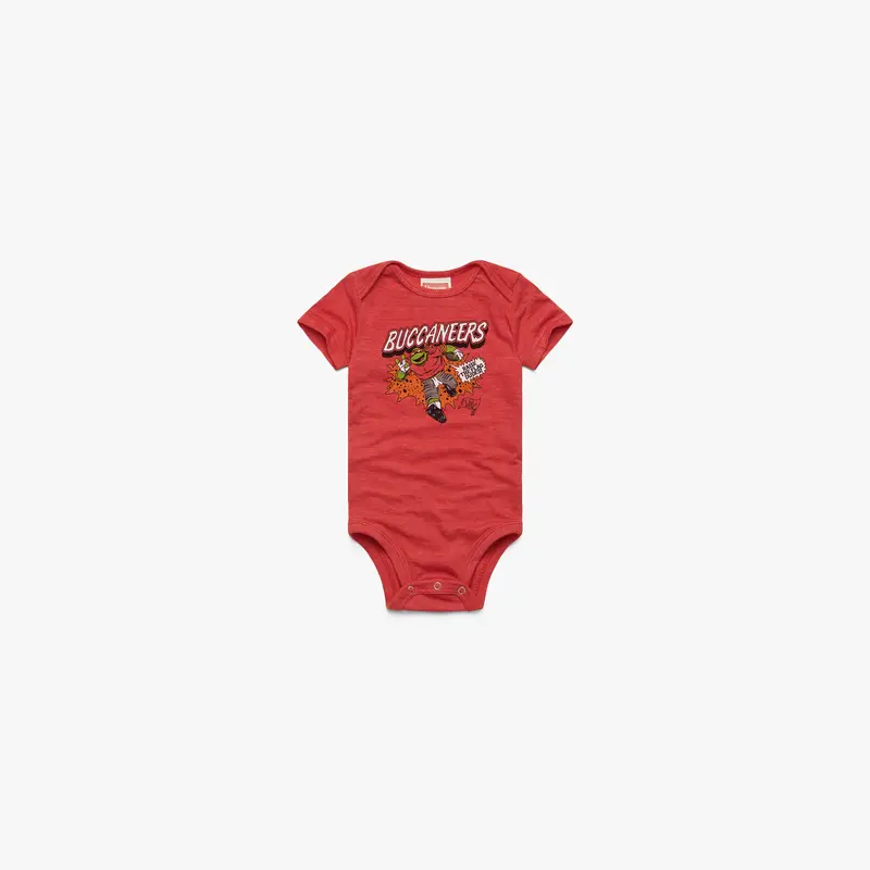 TMNT Michelangelo x Tampa Bay Buccaneers Baby One Piece